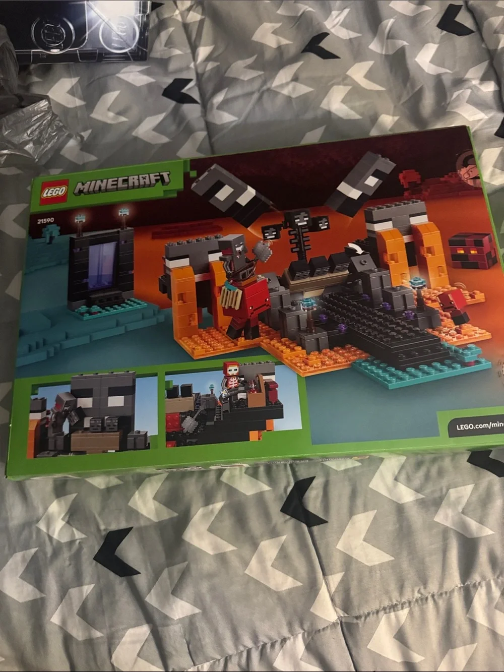 Lego Minecraft Wither Battle Set - Black, Orange, Green, Red, Blue